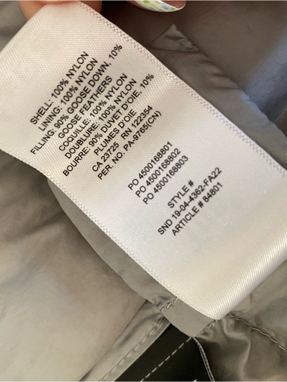 Aritzia Tna little puff puffer jacket - Picture 15 of 15